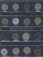 Jó világgyűjtemény, 186db, régi és új, túlnyomórészt tengerentúllal, berakólapokon