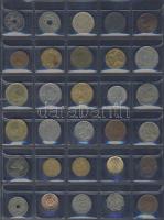 Jó világgyűjtemény, 186db, régi és új, túlnyomórészt tengerentúllal, berakólapokon