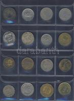 Jó világgyűjtemény, 186db, régi és új, túlnyomórészt tengerentúllal, berakólapokon