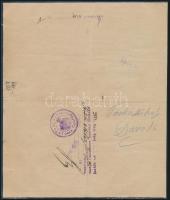 1919 Marhalevél Dávodról