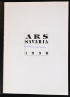 Ars Savaria 1993. Kiállítási katalógus rengeteg képpel Hátsó borító szakadással