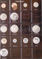 Világgyűjtemény, 95db régi és új, tengerentúllal, 3db jó állapotú albumban