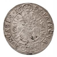 1696C-H 3kr Ag "I. Lipót" Pozsony (1,52g) T:2 patina / Hungary 1696C-H 3 Kreuzer Ag "...