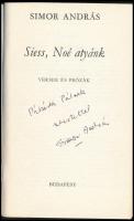 Simor András: Siess, Noé atyánk. Versek és prózák. Bp., 1991, szerzői. A szerző dedikációjával. 255....