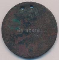 ~1930. "Lövész kitüntetés a lovasság részére" réz hamisítvány jelvény T:3 két fúrt lyuk