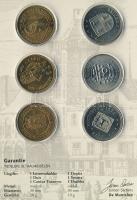 Hollandia 1976-77. 1 Leeuwendaalder, 1 Duit, 1 Conix Tornoyse, 1 Denier, 1 Sceatta, 1 Daalder újvere...