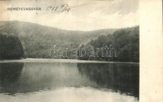 1913 Remetevasgyár, Remetské Hámre; Tengerszem tó / lake (Rb)