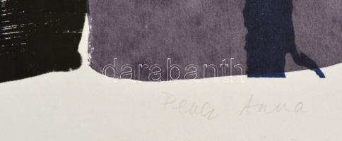 Pencz Anna (?-?): Január. Szerigráfia, papír, jelzett, 69×50 cm