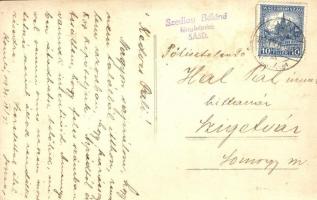 1931 Sikonda fürdő (Komló), Sikonda szálloda, automobil. Szedlay Béláné photo (EK)