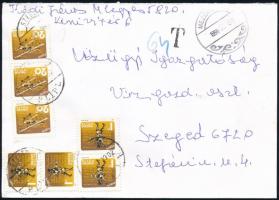 1999 Levél 64Ft Postatörténeti portóval / Cover with 64Ft postage due