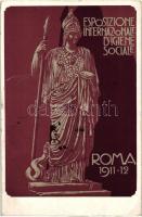 1911-12 Roma, Esposizione Internazionale dIgiene Sociale, Ed. Dr. E. Chappuis / Public health and hygiene exhibition. Advertisement litho