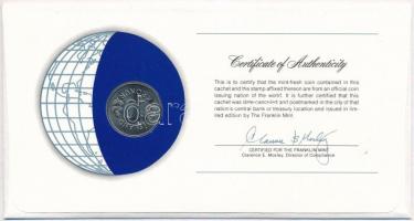 Izland 1978. 10K "Nemzetek pénzérméi" felbélyegzett borítékban, bélyegzéssel, holland nyel...