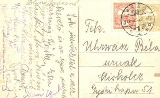 1913 Arad, Fehér Kereszt szálloda, Braun Gusztáv kávéháza, Neumann üzlete / hotel, cafe and shop