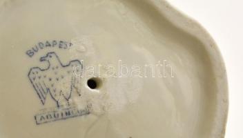 Aquincumi madár pár, kézzel festett, jelzett, hibátlan, m: 10 cm