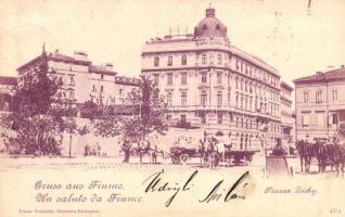 1900 Fiume, Zichy tér / Piazza Zichy / square