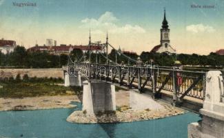 Nagyvárad, Oradea; Körös folyó részlete, híd / Cris river bridge (EK)