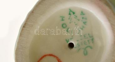 Hollóházi halacskák (2 db), kézzel festett, jelzett, hibátlan, m:7,5 cm (2×)