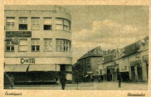 Érsekújvár, Nové Zámky; Széchenyi utca, Cikta üzlet / street view, shops (EB)