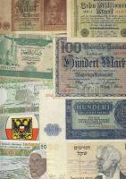 Kis hagyaték tétel 84db benne korona, pengő, forint sok Német Császárság, Weimari Köztársaság, III.B...