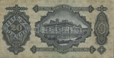 1930. 20P T:II- Többször hajtva, de tiszta!