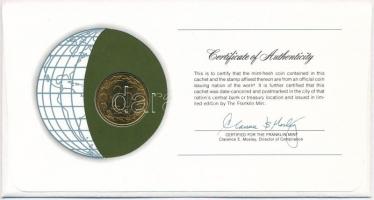 Csád 1978. 25Fr "Nemzetek pénzérméi" felbélyegzett borítékban, bélyegzéssel, holland nyelv...