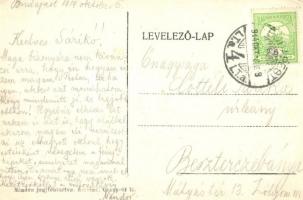 Első világháborús szerb ellenes gúnyos propaganda lap I. Péter szerb királyról Zsivánoviccsal. Kerté...