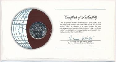 Vanuatu 1983. 20V "Nemzetek pénzérméi" felbélyegzett borítékban, bélyegzéssel, holland nye...