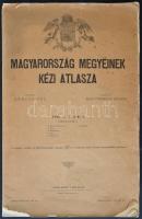 cca 1886 Magyarország megyéinek kézi atlasza VIII. füzet, tervezte: Gönczy Pál, rajzolta Kogutowicz Manó. 2. Krassó-Szörény, Ung, Komárom, Bars, Zemplén. Bp.,(1886) , Posner Károly Lajos és Fia, szakadt, kissé hiányos borítóval, egy térkép elvált a többitől, érképek: 49x35 cm és 43x36 cm közötti méretben.