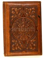 Régi használt notesz, bőr borítással, 14×10 cm