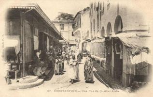 Constantine, Une Rue du Quartier Arabe / street of the Arabian quarter