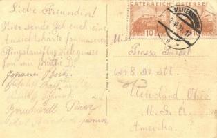 Fraknó, Forchtenstein; Rozália hegység autóbusszal, vár / Rosaliengebirge / castle with autobus (apr...