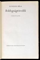 Kondor Béla: Boldogságtöredék. Bp., 1971. Szépirodalmi Papír védőborítóval, jó állapotban