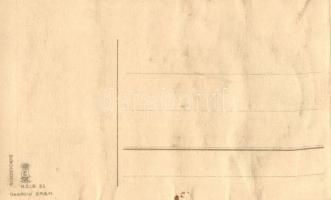 Marktplatz, Fresnes in der Woevre-Ebene / WWI entry of the German troops to Woëvre. M.S.i.B. 63. Fla...