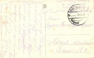 1917 Jelgava, Mitau; Das deutsche Zivilverwaltungsgebäude / German Civil administration building (EK...