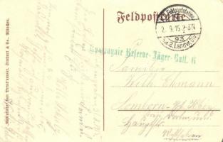 1915 Das Bähnle, Erbeutete Kartuschen / WWI German military, Captured Cartridges on military railway...