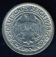 Német Birodalom/Weimari Köztársaság 1928J 50Pf T:2/3+