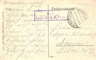 1916 Unterstände am Eingang zur Stellung / WWI German military, trenches at the entrance to the camp...