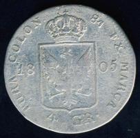 Német Államok/Poroszország 1805A 4Gr Ag T:3/4