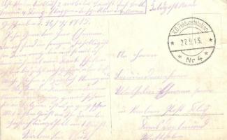 1915 WWI German military, soldiers having lunch. photo  (EK)