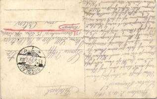 1916 WWI German military, injured soldiers with doctors and nurses. group photo  (EK)