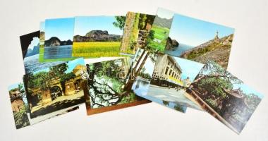 1976 Hanh chính Viet Nam, VIetnam közigazgatási térképe, 1:2500000, 77×53 cm + 22 db modern vietnami...