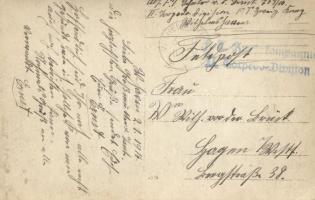 1916 Silvester, Prosit Neujahr! K.M. Werft. Division und K.M. Torpedo. Division / WWI German (Kaiser...