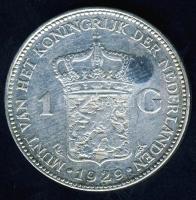 Hollandia 1929. 1G Ag ellenjeggyel! T:2/3