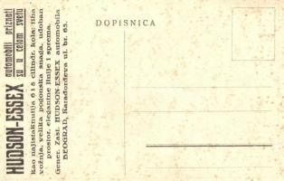 Karta Kraljevine Jugoslavije. Hudson-Essex automobili priznati su u celom svetu / Map of the Kingdom...