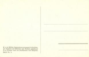 Belgrade, Belgrad; Exz. Dr. Weisskirchner, Bürgmeister von Wien und Dr. Barczy, Bürgermeister von Bu...