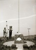 cca 1920-1939 Országzászlók, 5 db fotónegatív, 4,5×6 és 6×9 cm