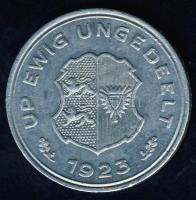 Német Birodalom / Weimari Köztársaság / Schleswig-Holstein 1923. 10 Hundertstel Gutschriftsmarke T:2...