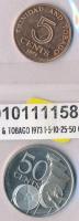 Trinidad és Tobago 1973. 1c + 5c + 10c + 25c + 50c mind kis, átlátszó tokban T:1,1-
Trinidad and To...
