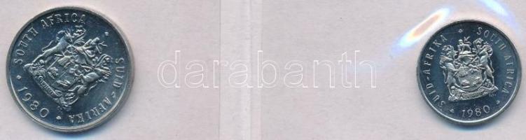 Dél-Afrika 1980. 1c + 2c + 5c + 10c+ 20c + 50c mind kis, átlátszó tokban T:1,1-
South Africa 1980. ...
