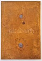 1960. "Magyarország Felszabadulásának 15. évfordulójára 1945-1960" fém emlékplakett. Szign...